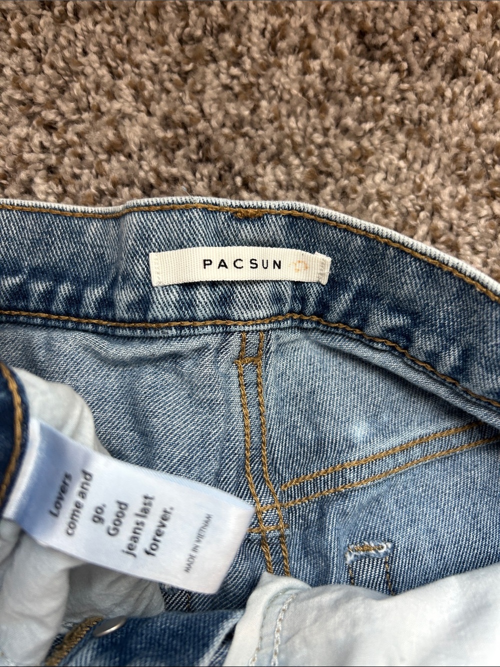 PacSun High Rise Baggy Jeans Size 27 - Picture 2 of 8